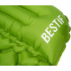 Матрац надувний Bestif Trekking BMT10 з вбудованим насосом 190x56 см, салатовий