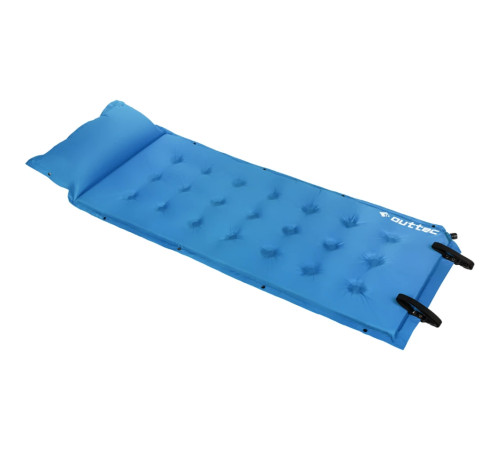 Килимок самонадувний Outtec з подушкою 193 x 68 x 3,5 см, синій
