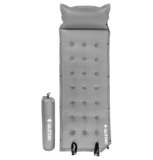 Килимок самонадувний Outtec з подушкою, 193 x 68 x 3,5 см - сірий