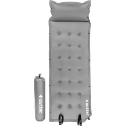 Килимок самонадувний Outtec з подушкою, 193 x 68 x 3,5 см - сірий