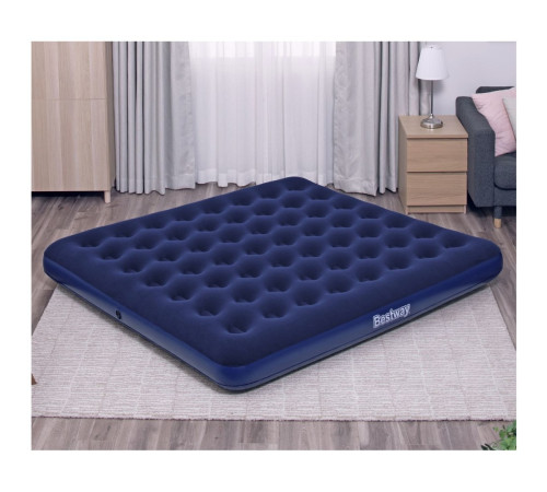Матрац надувний Bestway King 201x183 см, синій