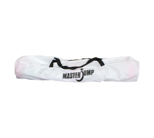 Мат гімнастичний надувний MASTER, 200 x 100 x 10 см, сіро-рожевий