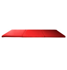 Килимок гімнастичний inSPORTline Pliago 195x90 см, червоний