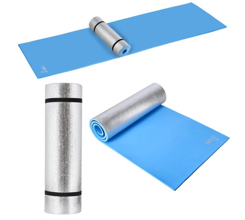 Килимок туристичний NC1769 NILS CAMP 190 х 60 х 1,2 см - синій