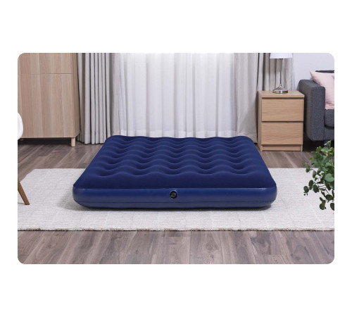 Матрац надувний з насосом Bestway 67002-62002 191 х 137 х 22 см, синій