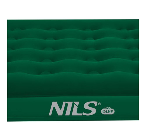 Матрац надувний двомісний NILS CAMP NC2802 191 х 137 х 22, зелений