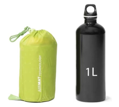 Килимок надувний Exped Ultra 1R LW Mummy 197х65 см, зелений