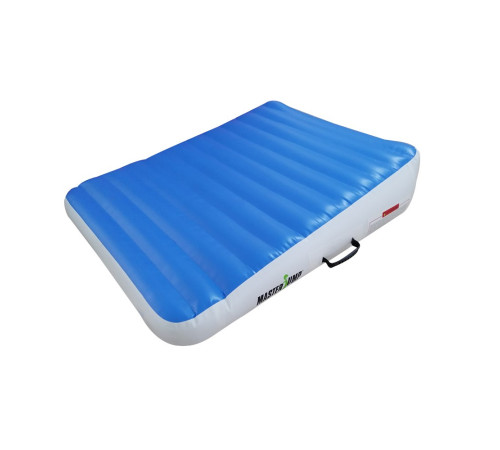 Надувний похилий мат MASTERJUMP 180 x 120 x 20-65 см Надувний похилий мат MASTERJUMP 180 x 120 x 20-65 см