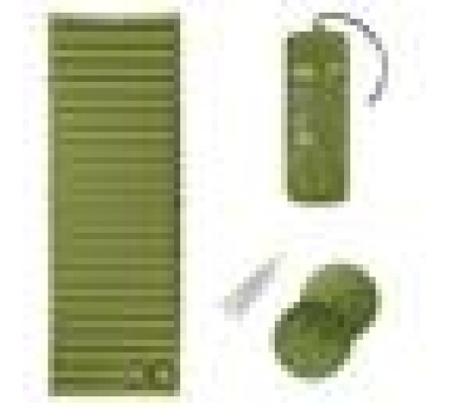 Надувний килимок NC4101 NILS CAMP 9 см зелений