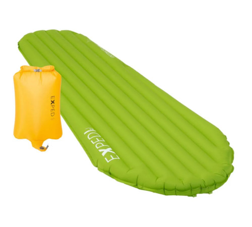 Килимок надувний Exped Ultra 1R MW Mummy 183х65 см, зелений