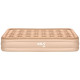 Матрац надувний двомісний NILS CAMP NC2808 з електронасосом 200 х 145 х 35, бежевий