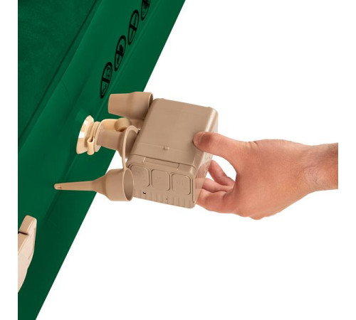 Матрац надувний двомісний NILS CAMP NC2808 з електронасосом 200 х 145 х 35, зелений