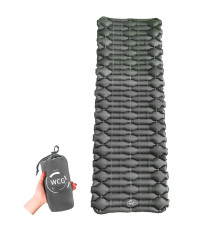Каримат надувний похідний, туристичний WCG 186 х 66 х 6 см - сірий