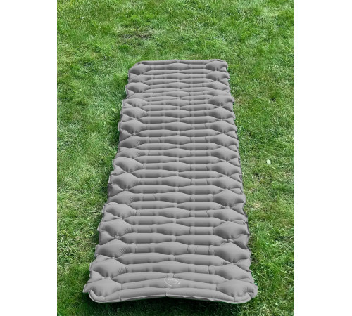 Каримат надувний похідний, туристичний WCG 186 х 66 х 6 см - сірий