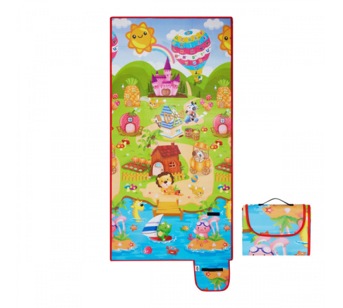Дитячий килимок для пікніка NILS CAMP NC1099, 90x178 см - різнокольоровий