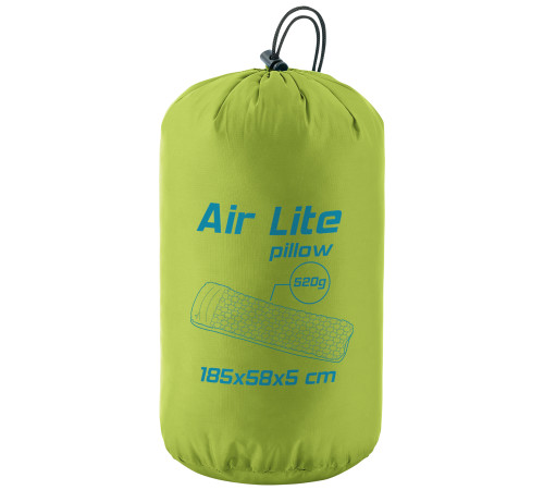 Килимок надувний Ferrino Air Lite Pillow Mat 78247NVV 185x58 см, зелений