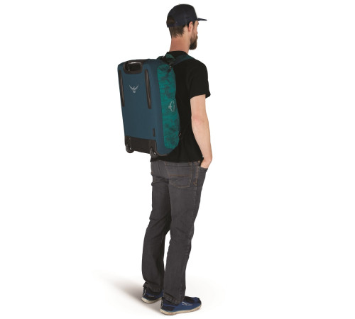 Сумка на колесах Osprey Daylite Carry-On Wheeled Duffel 40 - O/S - зелений