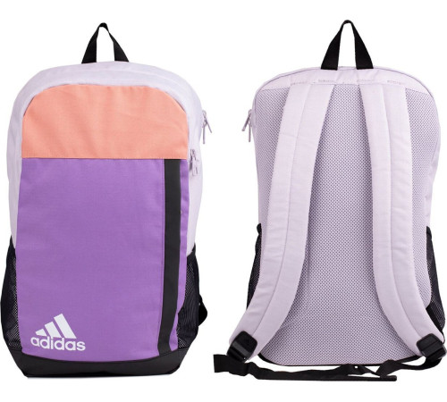 Шкільний міський спортивний рюкзак Adidas Motion Badge of Sport фіолетово-помаранчевий IK6889 Шкільний міський спортивний рюкзак Adidas Motion Badge of Sport фіолетово-помаранчевий IK6889
