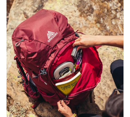 Рюкзак туристичний Gregory 50 л KALMIA RC XS/SM BORDEAUX RED 137239/1126 Рюкзак туристичний Gregory 50 л KALMIA RC XS/SM BORDEAUX RED 137239/1126