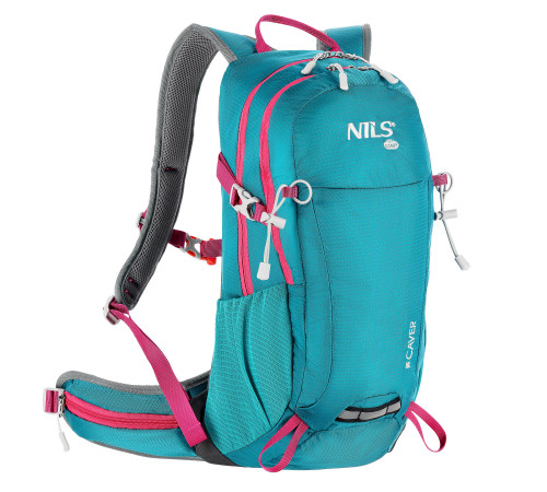 Рюкзак туристичний NILS CAMP NC1950 Caver 18 л, бірюзовий