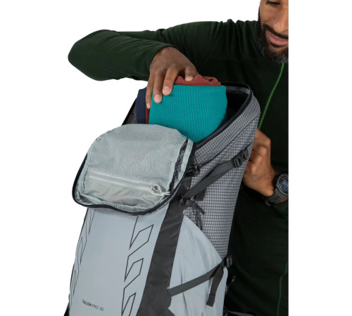 Рюкзак туристичний Osprey Talon Pro 30 л O/S - сірий