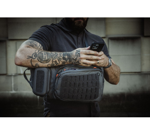Рюкзак тактичний однолямковий Highlander Stoirm Gearslinger 12L - чорний Рюкзак тактичний однолямковий Highlander Stoirm Gearslinger 12L - чорний