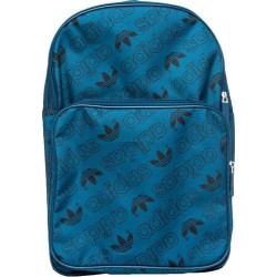 Спортивний рюкзак Adidas Adicolor Medium (DV0187) - бірюзовий з емблемами 