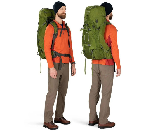 Рюкзак туристичний Osprey Aether 55 л L/XL - червоний