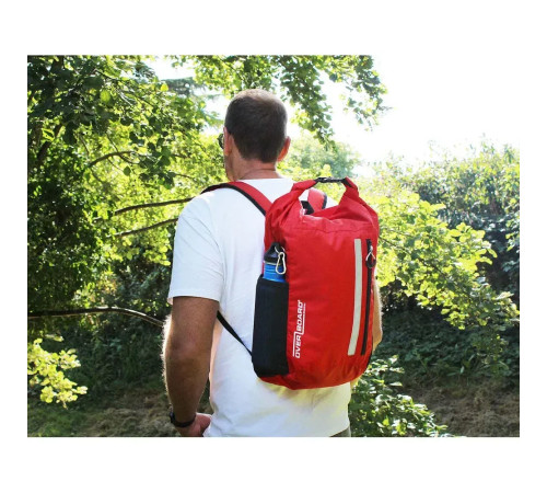 Рюкзак водонепроникний OverBoard OB1225R-EU 20 л - чорно-червоний