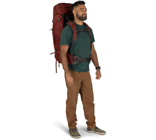 Рюкзак туристичний Osprey Aether 65 л S/M - червоний
