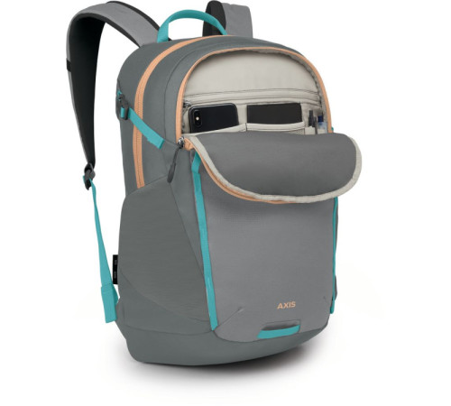 Рюкзак Osprey Axis medium grey/coal grey - O/S - сірий Рюкзак Osprey Axis medium grey/coal grey - O/S - сірий