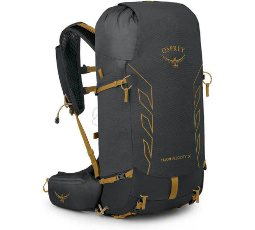 Рюкзак Osprey Talon Velocity 30 dark charcoal/tumbleweed yellow - L/XL - чорний Рюкзак Osprey Talon Velocity 30 dark charcoal/tumbleweed yellow - L/XL - чорний