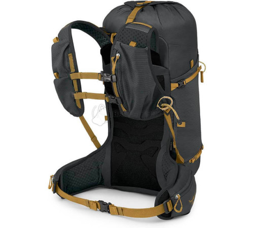Рюкзак Osprey Talon Velocity 30 dark charcoal/tumbleweed yellow - L/XL - чорний Рюкзак Osprey Talon Velocity 30 dark charcoal/tumbleweed yellow - L/XL - чорний