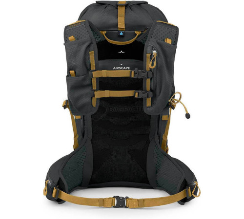 Рюкзак Osprey Talon Velocity 30 dark charcoal/tumbleweed yellow - L/XL - чорний Рюкзак Osprey Talon Velocity 30 dark charcoal/tumbleweed yellow - L/XL - чорний