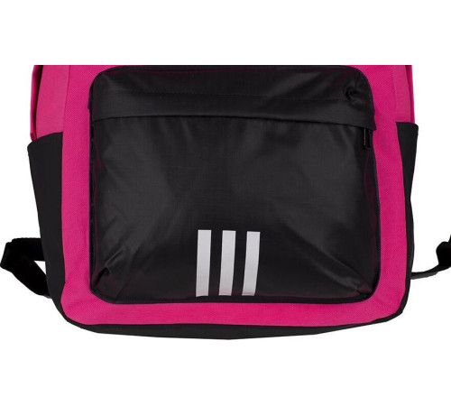 Шкільний міський спортивний рюкзак Adidas adidas Classic Badge of Sport 3-Stripes рожево-чорний IK5723 Шкільний міський спортивний рюкзак Adidas adidas Classic Badge of Sport 3-Stripes рожево-чорний IK5723