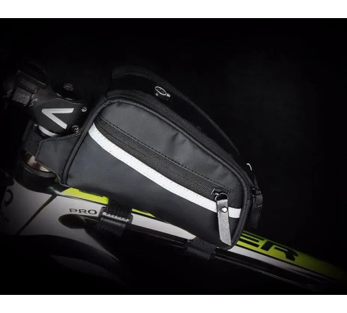 Сумка на раму Rhinowalk Top Tube T31 1.3 л, чорна