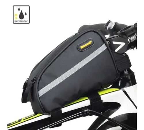 Сумка на раму Rhinowalk Top Tube T31 1.3 л, чорна