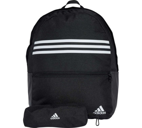 Міський шкільний спортивний рюкзак Adidas Classic Horizontal 3-S чорний IZ1895 Міський шкільний спортивний рюкзак Adidas Classic Horizontal 3-S чорний IZ1895