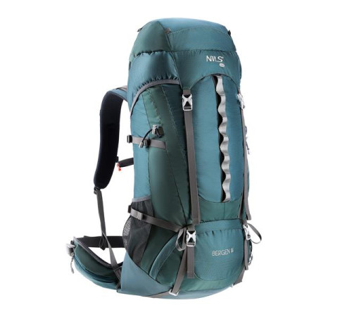 Рюкзак туристичний NC1949 GREEN BERGEN 65L NILS CAMP Рюкзак туристичний NC1949 GREEN BERGEN 65L NILS CAMP