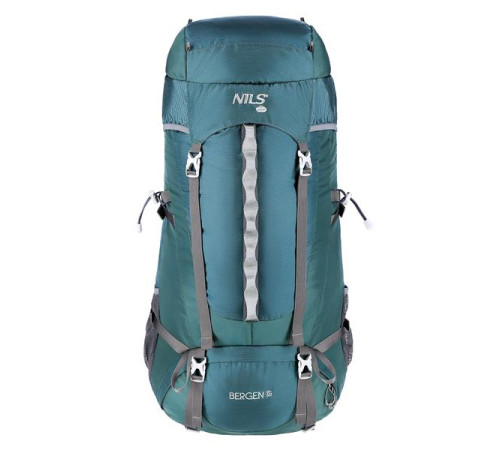 Рюкзак туристичний NC1949 GREEN BERGEN 65L NILS CAMP Рюкзак туристичний NC1949 GREEN BERGEN 65L NILS CAMP