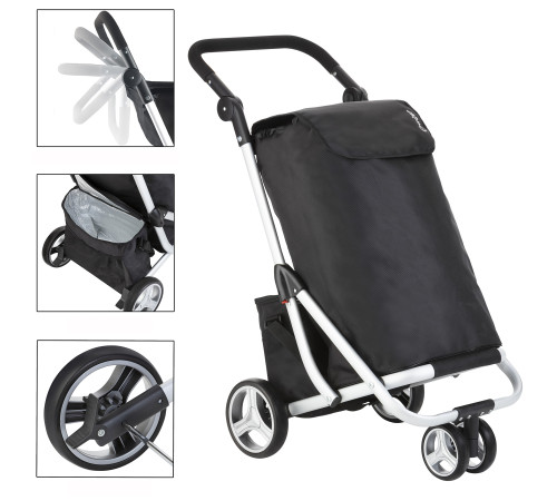 Сумка-візок ShoppingCruiser 3 Wheels Black (604349) Сумка-візок ShoppingCruiser 3 Wheels Black (604349)