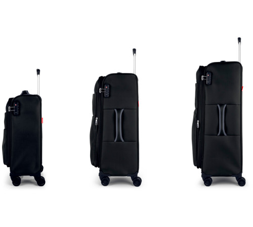Валіза Gabol Cloud (M) Black (114001 001) Валіза Gabol Cloud (M) Black (114001 001)