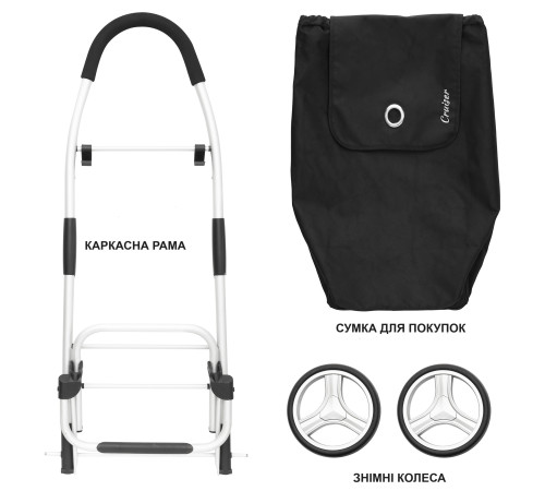 Сумка-візок ShoppingCruiser Foldable Black (604320) Сумка-візок ShoppingCruiser Foldable Black (604320)