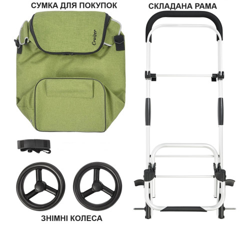 Cумка-візок ShoppingCruiser Allround Green (650070) Cумка-візок ShoppingCruiser Allround Green (650070)