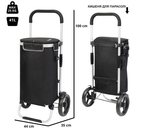 Cумка-візок ShoppingCruiser Allround Black (650064) Cумка-візок ShoppingCruiser Allround Black (650064)