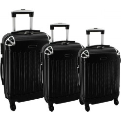 Набір з 3 валіз PELLUCCI RGL 735 чорний Universal