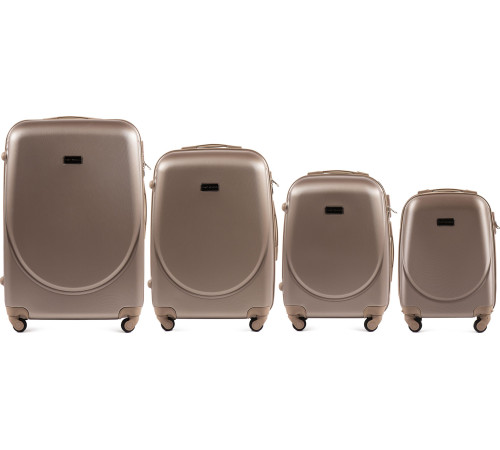 Комплект з 4 валіз 310-4 Puma коричневий