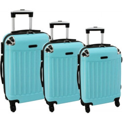  Набір з 3 валіз PELLUCCI RGL 735 Turquoise універсальний