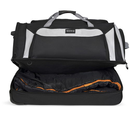 Сумка дорожня на колесах TravelZ Wheelbag Doubleloader black 96L (603098) Сумка дорожня на колесах TravelZ Wheelbag Doubleloader black 96L (603098)
