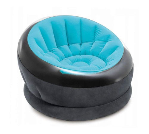 Крісло надувне INTEX 68582 112x109x69 см, блакитне
